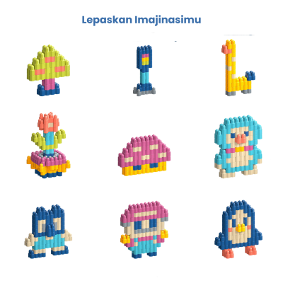 Mainan Montessori Edukasi Anak Susun Puzzle