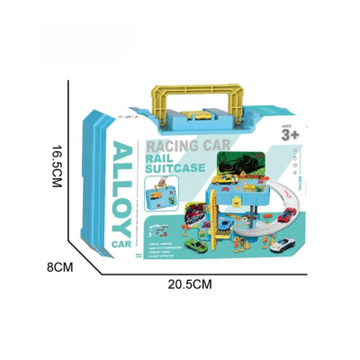 Mainan Anak Car Parking Track Rail Car