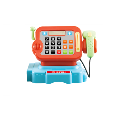 Mainan Kasir Mesin Supermarket Mini Degan Keranjang Sayuran