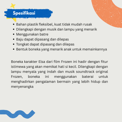 Mainan Boneka Anak Olaf's Frozen Adventure Dengan Musik Kado Hadiah Ulang Tahun