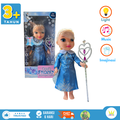 Mainan Boneka Anak Olaf's Frozen Adventure Dengan Musik Kado Hadiah Ulang Tahun