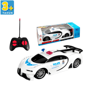 Mainan Anak Remote Control RC Car Police Car Kado Hadiah Ulang Tahun