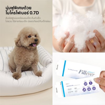 ELEDOG Square Bed Anti-Mite ที่นอนกันไรฝุ่น สำหรับสุนัขและแมว