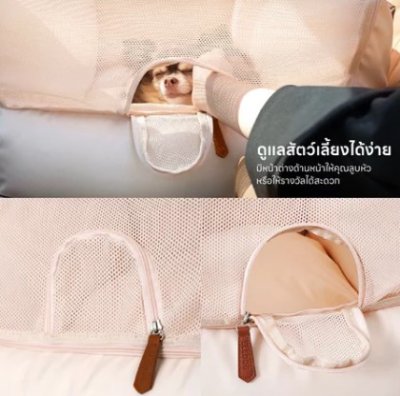 ELEDOG Car seat ที่นั่งนิรภัยสำหรับสัตว์เลี้ยง ปลอดภัยทุกการเดินทาง พรีเมียมแบรนด์จากเกาหลี