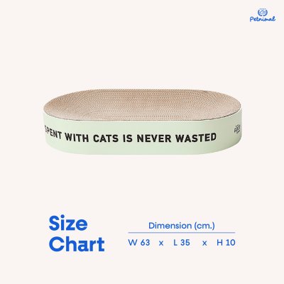 Furry Good Time Green Field Cat Scratcher ที่ลับเล็บแมวทรงสนามบอล