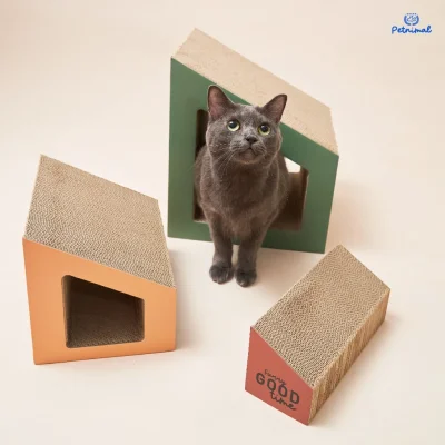 Furry Good Time 4-in-1 Cat Scratcher ที่ลับเล็บแมว 4 ชิ้น