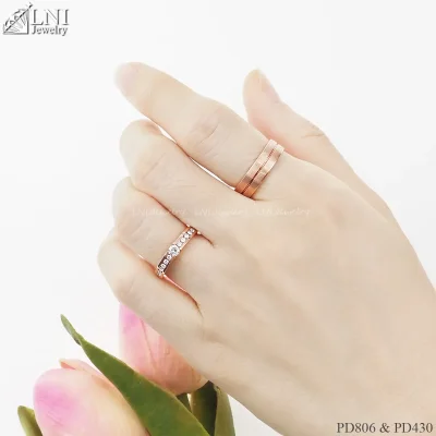 รูปมือ แหวนคู่ PD806 & PD430 รูปมือ แหวนคู่ PD806 & PD430