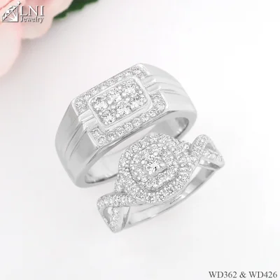 แหวนเพชรคู่ WD362 & WD426 แหวนเพชรคู่ WD362 & WD426