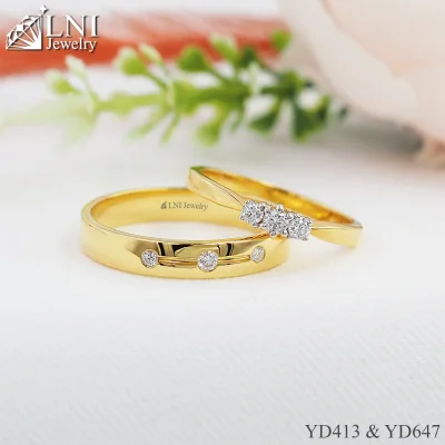แหวนเพชรคู่ YD413 & YD647 แหวนเพชรคู่ YD413 & YD647
