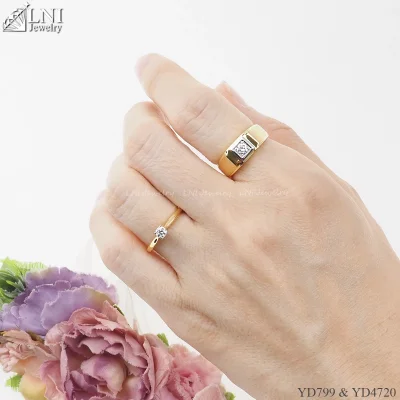 รูปมือ แหวนเพชรคู่ YD799 & YD4720 รูปมือ แหวนเพชรคู่ YD799 & YD4720