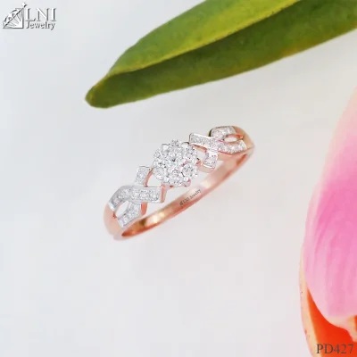 PD427 แหวนเพชรกระจุก PD427 แหวนเพชรกระจุก