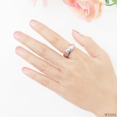 รูปมือ WD101 แหวนเพชร GIA