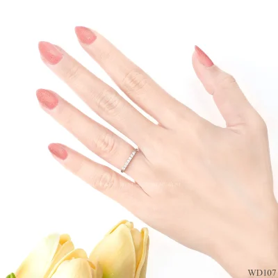 รูปมือ WD107 แหวนเพชรแถว รูปมือ WD107 แหวนเพชรแถว