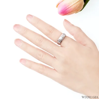 รูปมือ WD201 แหวนเพชร GIA