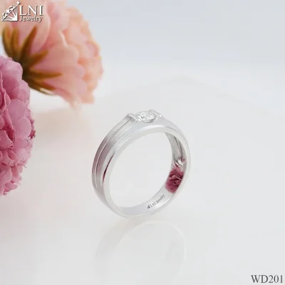 WD201 แหวนเพชรเม็ดเดียว แรขนแมว WD201 แหวนเพชรเม็ดเดียว แรขนแมว