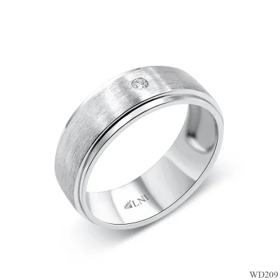 WD209 แหวนเพชรเม็ดเดียว แรขนแมว