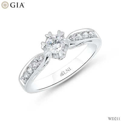WD211 แหวนเพชร GIA WD211 แหวนเพชร GIA