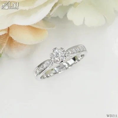 WD211 แหวนเพชร GIA WD211 แหวนเพชร GIA