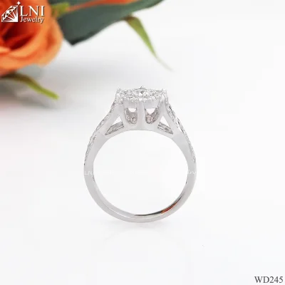 WD245 แหวนเพชรล้อม WD245 แหวนเพชรล้อม