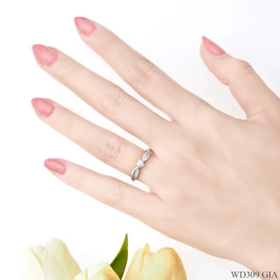 รูปมือ WD309 แหวนเพชร GIA รูปมือ WD309 แหวนเพชร GIA