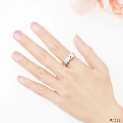 รูปมือ WD341 แหวนเพชรเม็ดเดียว แรขนแมว รูปมือ WD341 แหวนเพชรเม็ดเดียว แรขนแมว