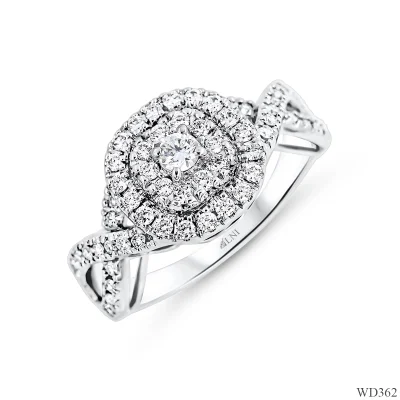 WD362 แหวนเพชรล้อม WD362 แหวนเพชรล้อม