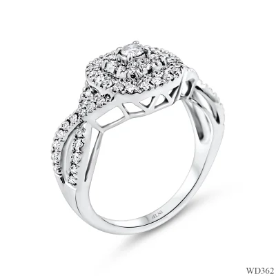 WD362 แหวนเพชรล้อม WD362 แหวนเพชรล้อม