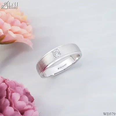 WD379 แหวนเพชรเม็ดเดียว แรขนแมว WD379 แหวนเพชรเม็ดเดียว แรขนแมว