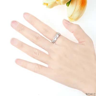 รูปมือ WD412 แหวนเพชรแถว รูปมือ WD412 แหวนเพชรแถว