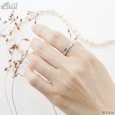 รูปมือ WD416 แหวนเพชรแถว รูปมือ WD416 แหวนเพชรแถว