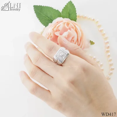 รูปมือ WD417 แหวนเพชร GIA รูปมือ WD417 แหวนเพชร GIA