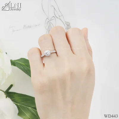 รูปมือ WD443 แหวนเพชร GIA รูปมือ WD443 แหวนเพชร GIA