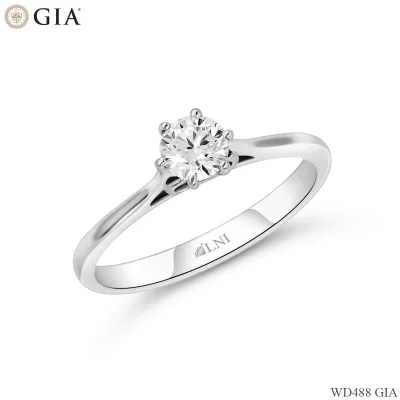 ND488 แหวนเพชร GIA