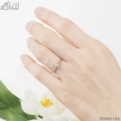 รูปมือ WD488 แหวนเพชร GIA รูปมือ WD488 แหวนเพชร GIA