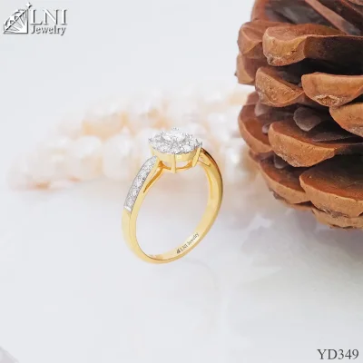 YD349 แหวนเพชรล้อม YD349 แหวนเพชรล้อม