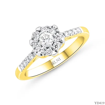 YD419 แหวนเพชรล้อม YD419 แหวนเพชรล้อม