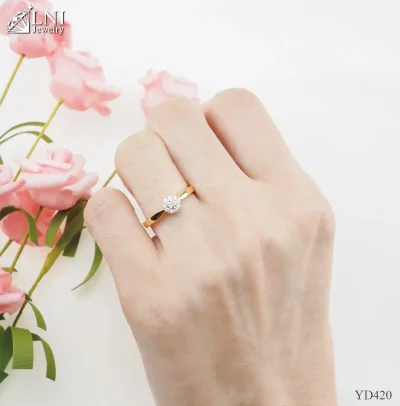 รูปมือ YD420 แหวนเพชรล้อม รูปมือ YD420 แหวนเพชรล้อม