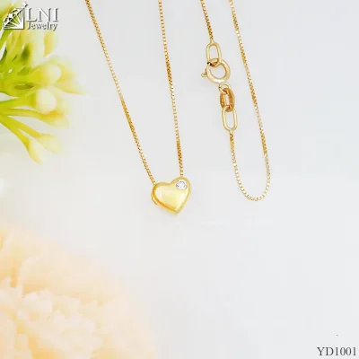 YD1001 จี้เพชร minimal รูปหัวใจ