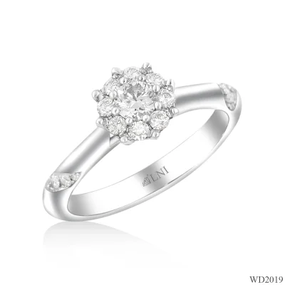 WD2019 แหวนเพชรล้อม 3 มิติ WD2019 แหวนเพชรล้อม 3 มิติ