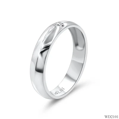 WD2101 แหวนเพชรเม็ดเดียว