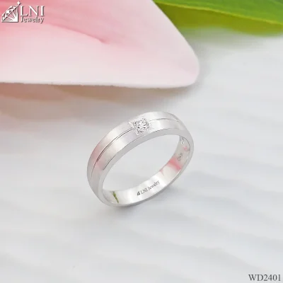 WD2401 แหวนเพชรเม็ดเดียว แรขนแมว WD2401 แหวนเพชรเม็ดเดียว แรขนแมว