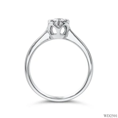 WD2501 แหวนเพชรเม็ดเดียว