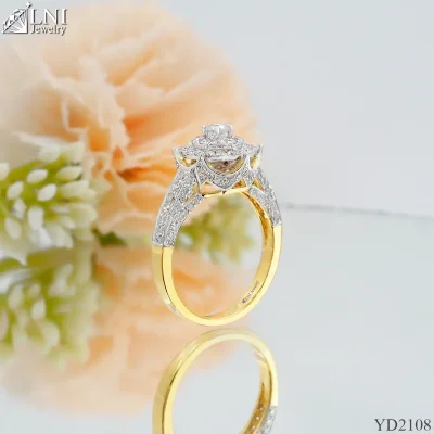 YD2108 แหวนเพชรล้อม YD2108 แหวนเพชรล้อม
