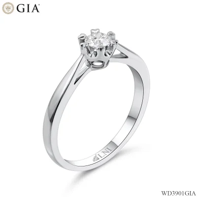 WD3901 แหวนเพชรเม็ดเดียว GIA