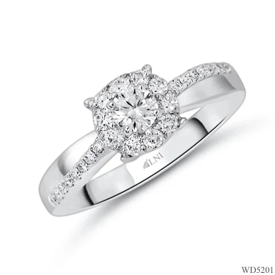 WD5201 แหวนเพชรล้อม