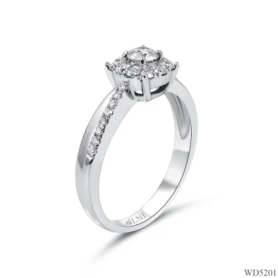 WD5201 แหวนเพชรล้อม