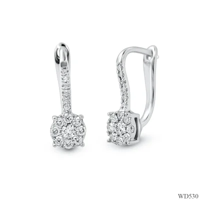 WD530 ต่างหูเพชร