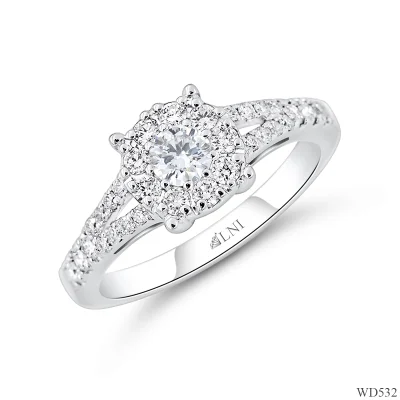 WD532 แหวนเพชรล้อม WD532 แหวนเพชรล้อม