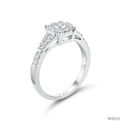 WD532 แหวนเพชรล้อม WD532 แหวนเพชรล้อม