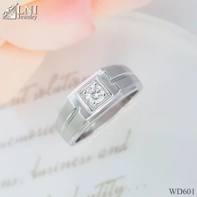 WD601 แหวนเพชรเม็ดเดียว แรขนแมว WD601 แหวนเพชรเม็ดเดียว แรขนแมว